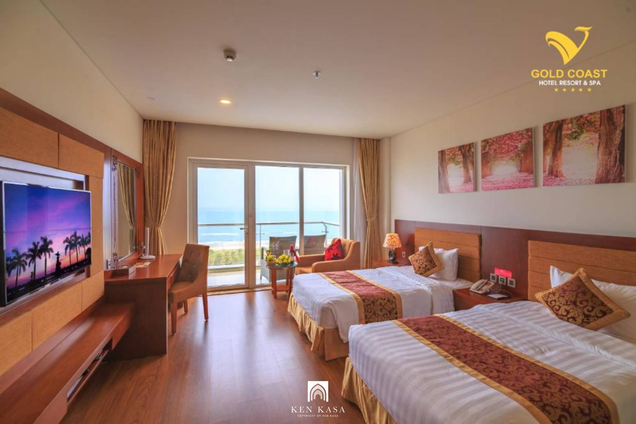 Thiết kế phòng tại Gold Coast Hotel Resort & Spa